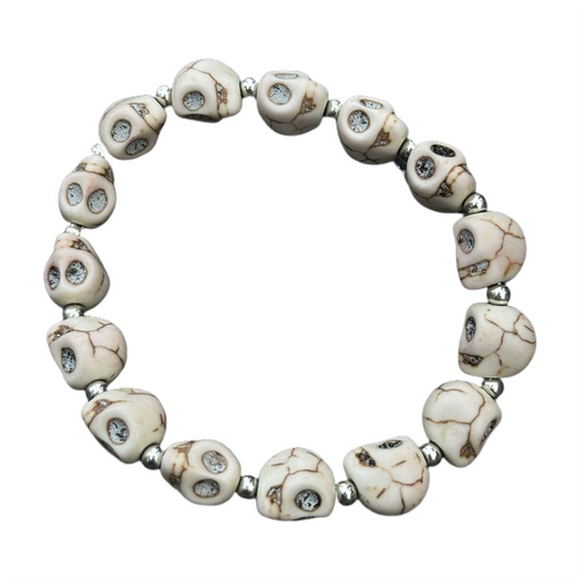 綠松石骷髏串珠手鍊