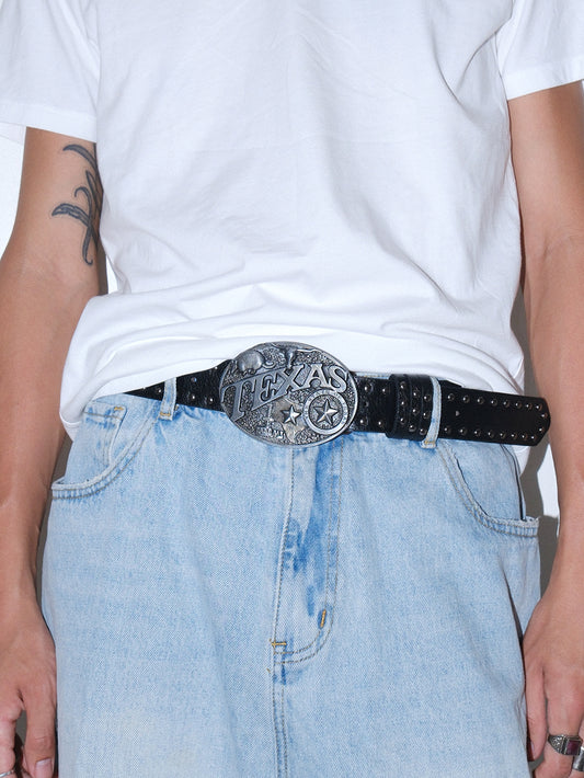 Western Cowboy Style Texas Letter Belt