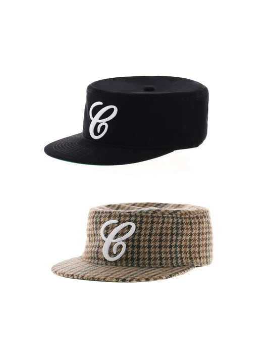 復古平頂字母刺繡棒球帽