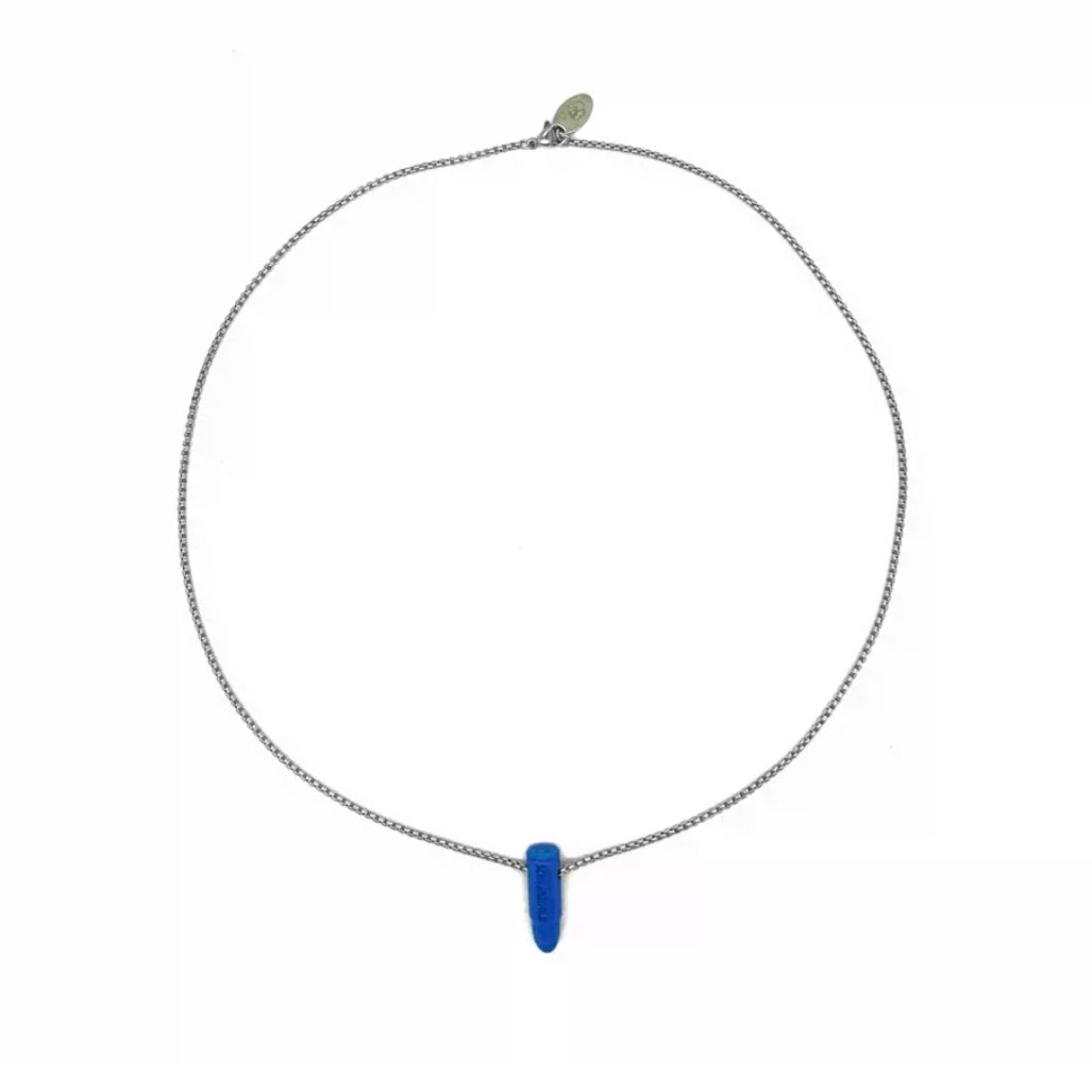 Unisex Layered Silver Bullet Gold Chain