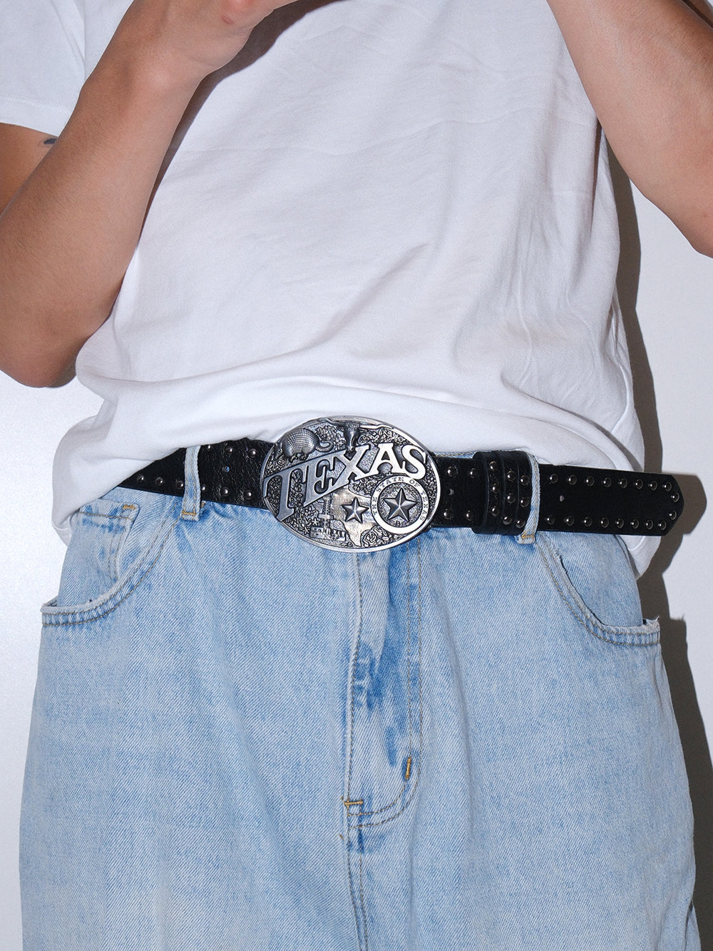 Western Cowboy Style Texas Letter Belt