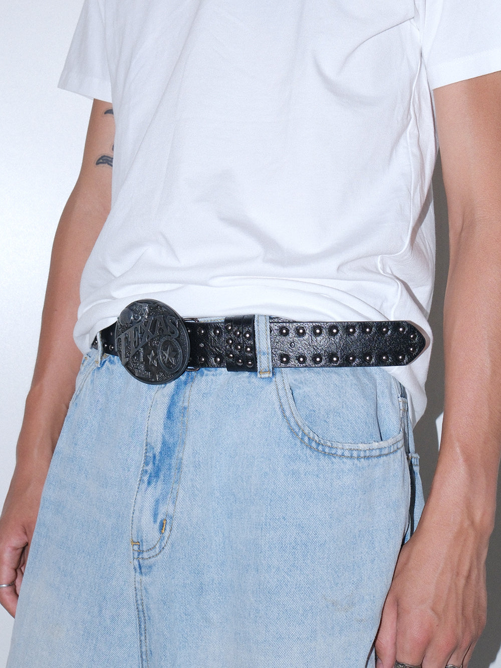 Western Cowboy Style Texas Letter Belt