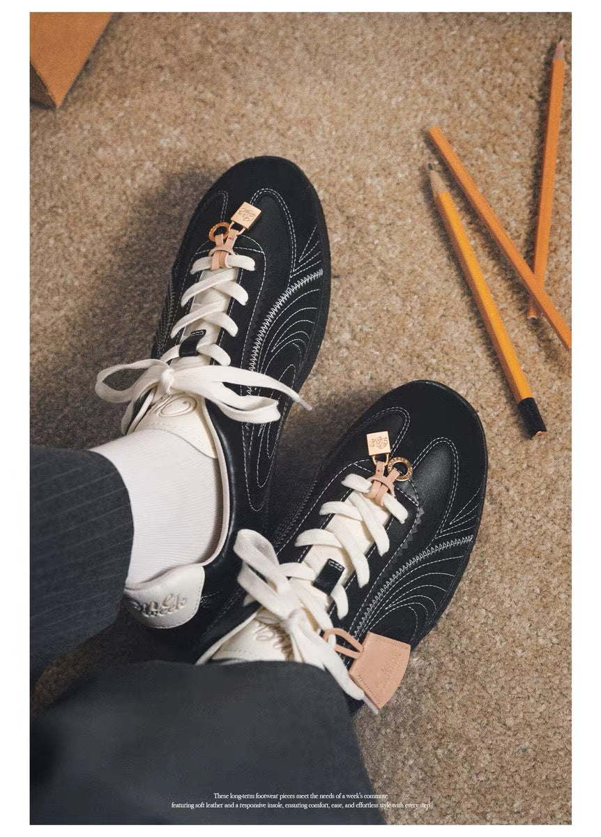OLDORDER Turbine Lite "Ebony Sage" Sneakers - Women's Low-Profile Retro GAT Shoes