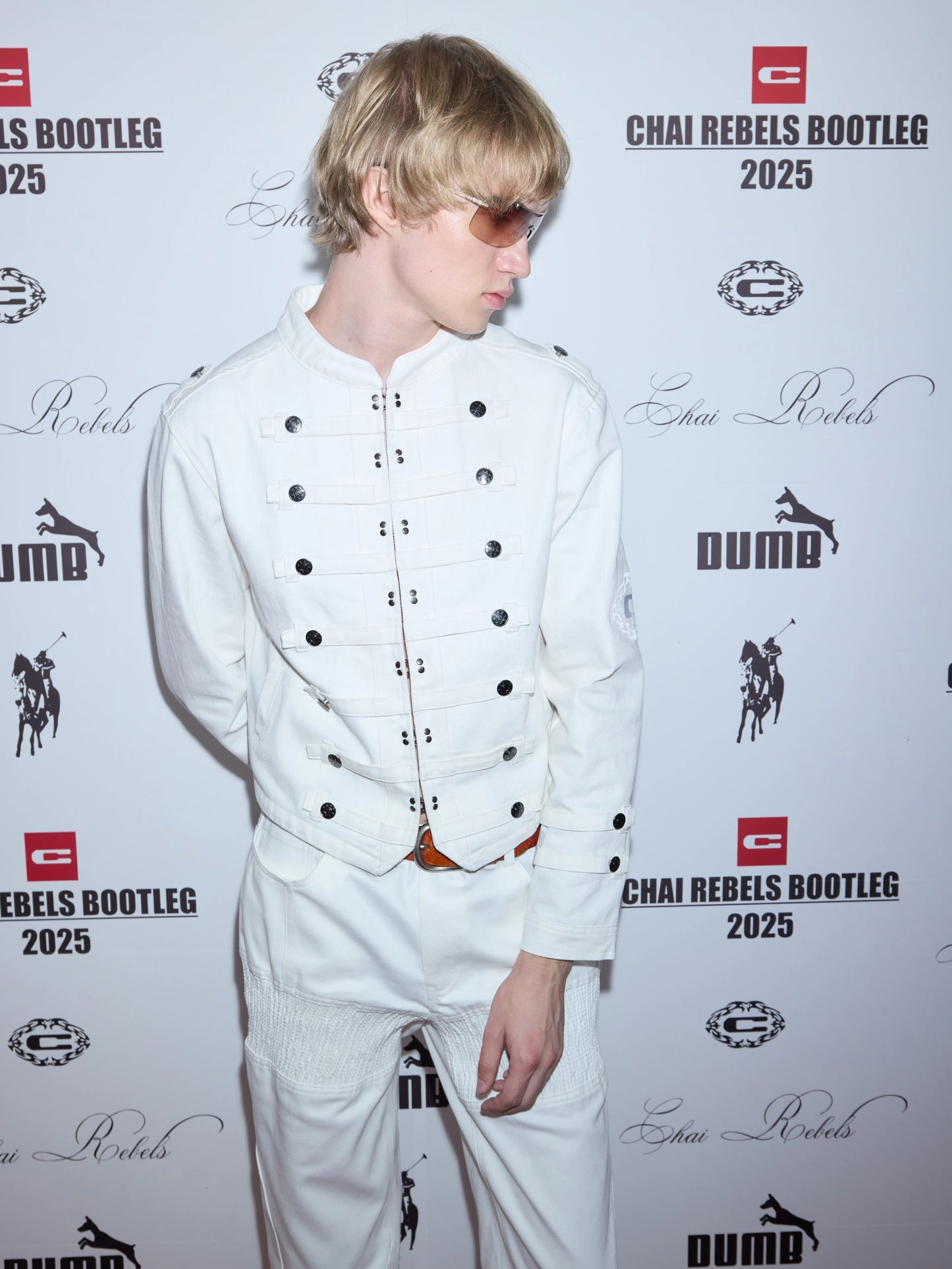 Royal Placket Cropped Cotton Jacket